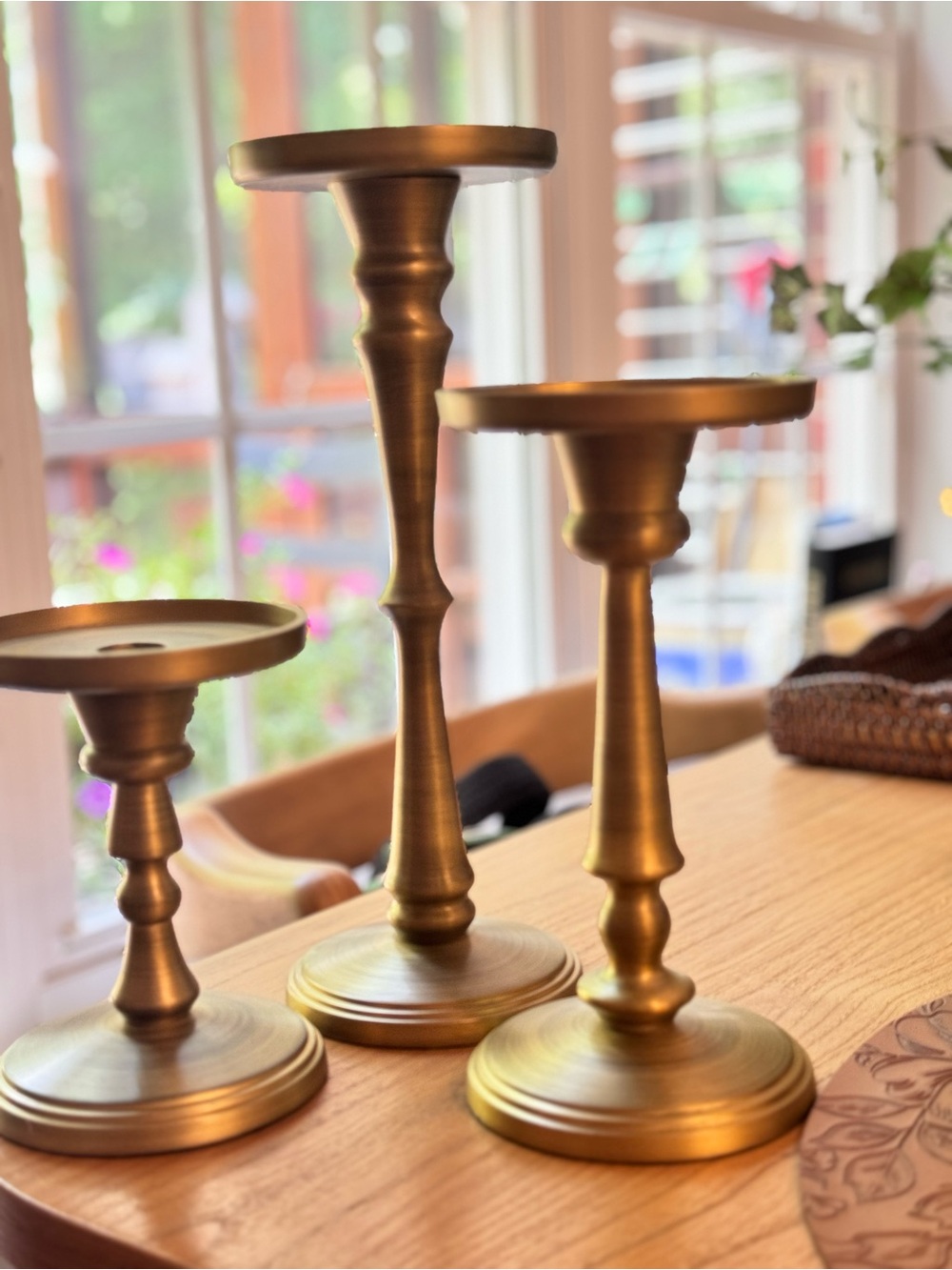 - Booker Pillar Holders  / Candle Holder | Pottery Barn ~ Set of 3